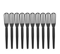 FRCOLOR Mélangeur de Colorant Plastique 10pcs pour Crème de Teinture Cheveux, Matériau Plastique Solide, Prise en Main Confortable, pour Salon et Usage Domestique