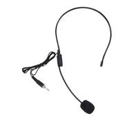 FRCOLOR Microphone Casque Filaire avec Amplificateur Portable Microphone à Condensateur pour Enseignants et Présentations Amplificateur de Parole Compact et avec Connecteur Utilisation