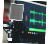 FRCOLOR Microphone Pop Filter U Shaped Windscreen Cover Acier et Mousse Éclaboussures et Pare Brise Accessoire Pratique Compatible avec Divers Microphones Installation Rapide et Facile