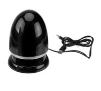 FRCOLOR Mini-Enceinte USB 4, 5 W en Abs Noire LED Multicolore | Alimentation Dc 5 V 500 Ma, Réponse 50-18000 Hz, Snr ≥-80 Db, Impédance 4 Ohms