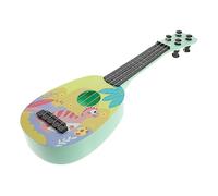 FRCOLOR Mini Guitare Jouet Éducatif pour Garçon et Filles Ukulélé Imitation Instrument de Musique Modèle Miniature Jouet Musical Créatif pour L'Éducation Précoce