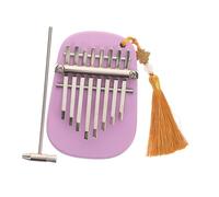 FRCOLOR Mini Kalimba Touches Portable Piano Doigt Ovale Instrument à Doigts Compact et pour Débutants Pur et Large Gamme pour Création Musicale