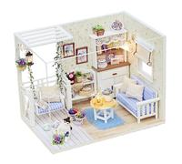 FRCOLOR Mini Maison DIY Jouet Assembler Manuellement Appartement Miniature DIY Modèle Cabine Créatif pour Garçon Fille