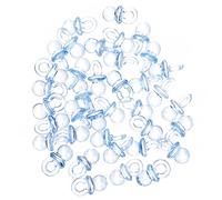 FRCOLOR Mini Sucettes En Acrylique Transparentes Pour Baby Shower, Décorations Pour Fête Prénatale, Lot De 100 Pièces, Matériaux Sûrs Et Légers, Accessoires Diy Pour Créations Personnalisées