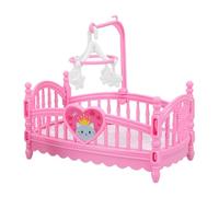 FRCOLOR Miniature Dollhouse Bed Cartoon Miniature Furniture Set for Dolls Ergonomic Design for Imaginative Play and Skill Development
