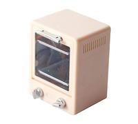FRCOLOR Miniature Four Micro Ondes Décoratif pour Maison de Poupée Modèle de Cuisine Miniature Rose Accessoire Ludique et Éducatif pour Décoration de Bureau sans Bavure Imagination