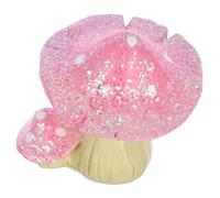 FRCOLOR Miniature Mushroom Decor Scale Resin Fairy Garden Accessories for Dollhouse and Small Bonsai Enchanting Ornaments with Whimsical Charm for Indoor and Outdoor Micro Landscape