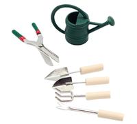 FRCOLOR Miniature Outils de Jardin Robustes pour Maison de Poupée Accessoires Décoratifs Légers et Sûrs Ensemble pour Jardinage Miniature et Scènes DIY