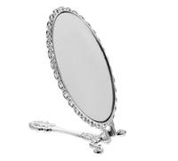 FRCOLOR Miroir avec Poignée Miroirs à Main avec Poignée Compact Rétro Portatif Pliant à Main Rose De Toilette sans Mère Métal Alliage De Zinc