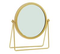 FRCOLOR Miroir de Maquillage Rond pour Filles Miroir de Bureau Stable Décoratif pour Maison Miroir Cosmétique Compact pour Chambre Salon et Bureau