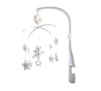 FRCOLOR Mobile pour Berceau Musical Rotatif à Suspendre, Jouet Bébé en Tissu Doux Coloré, Décoration Chambre Bébé Unisexe, Présent Naissance Adaptable à Tout Berceau