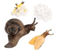 FRCOLOR Modèle Cycle de Vie Escargot Éducatif PVC pour Garçon Fille Simulation Réaliste et Apprentissage Kit pour Garçons et Filles