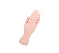 FRCOLOR Modèle de Fausse Main Taille Moyenne Main Flexible pour Manucure Professionnelle Pratique Nail Art Support pour Capsule Formation Professionnelle Onglerie