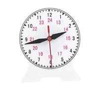 FRCOLOR Modèle de Montre Éducatif Aiguilles à Liaison Broches Outil Pédagogique pour Apprentissage Horloge de Bureau Décorative pour Salle de Classe et Maison