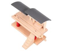 FRCOLOR Modèle de Quai de Gare Bois Double pour Circuit Train Accessoire DIY pour Garçon Fille Plateforme Ludique et Éducative Facile à Installer Scène Ferroviaire Réaliste