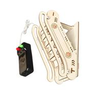 FRCOLOR Modèle Électrique de Petit Ascenseur DIY pour Garçon Fille Kit Stem Bois avec Mécanisme de Éducatif de Construction pour Développer la Créativité Compétences