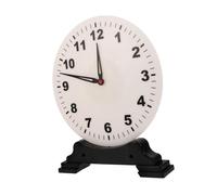 FRCOLOR Modèle Horloge Pédagogique Plastique pour Garçon Fille Horloge Manuelle à Aiguilles Non Liées Outil Apprentissage pour Classes Élémentaires