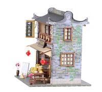 FRCOLOR Modèle Maison Chinoise DIY Assemblable Kit Décoratif Écologique pour Décoration Intérieure Style Lingnan Adapté Aux Fêtes à Thème