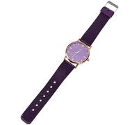 FRCOLOR Montre à Quartz Montres pour Femmes Montre Femme Exquise Montres De Mode pour Femmes Montre Enfant Montre-Bracelet Dame Violet,Mauve Acier Inoxydable