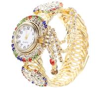 FRCOLOR Montre-Bracelet Femme en Alliage Décorative et Petite, Quartz Précision, Style Simple, pour Affaire et Usage Quotidien, Coloris Fleuri, Élégante et Légère