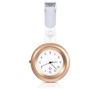FRCOLOR Montre de Poche D'infirmière Précision Optimale en Alliage D'aluminium Clip Design Simple pour Infirmières et Médecins en Milieu Hospitalier