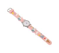 FRCOLOR Montre Garçon et Filles Motif Licorne Analogique Couleur Rose Bracelet Plastique Souple Unisexe Élèves Usage Quotidien Taille Unique