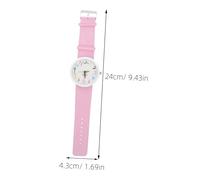 FRCOLOR Montre Garçon Fille avec Aiguilles Crayon Bracelet Cuir Léger Et Design Cartoon pour Apprendre Heure Et Accompagner Garçons Et Filles Au Quotidien