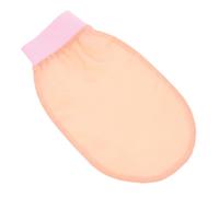 FRCOLOR Moufles Exfoliant Corps Lavable Lot 1 Taille Compacte Texture Soyeuse Exfoliant pour Femmes Usage Bain et Bain Couleur Rose Layette
