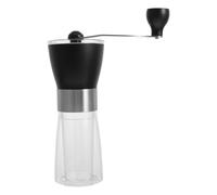 FRCOLOR Moulin Manuel Transparent pour Café en Grains et Médecine, Broyeur Portable sans Électricité, Compact pour Maison, Bureau et Voyage, Outil de Broyage Silencieux et Facile