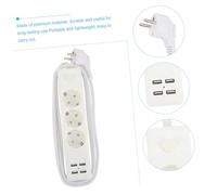 FRCOLOR Multiprise Électrique USB Compacte avec Prises EU Chargeur Portable Multifonction pour Maison et Bureau Compatible Téléphones et Appareils Portables Extension Électrique Pratique