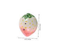 FRCOLOR Ocarina Débutant Pratique Forme Fraise Instrument à Vent et Compact pour Garçon Fille et Étudiants Doux et Riche Facile à Jouer Transporter Couleur Aléatoire Couleur Aléatoire