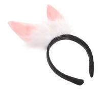 FRCOLOR - Oreilles De Lapin En Pour Déguisement De Dessin Animé Buzz Halloween Rabbit Festival Bumble Spa Bandeau Pour Le Lavage Drôle De Faux Nez Queue De Clown