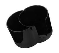 FRCOLOR Organisateur De à Deux Compartiments Boîte De Rangement Pratique Pour Démaquillage Et - Design Compact Pour Salle De Bain Et Coiffeuse
