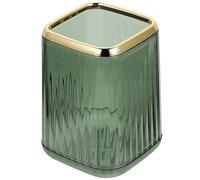 FRCOLOR Organisateur De Maquillage Multifonctionnel Taille Moyenne Couleur Vert Émeraude Support De Bureau Stable Pour Maquillages Et Stylos Usage Quotidien