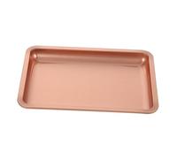 FRCOLOR Organisateur De Plateau De Bijoux Organisateur De Bijoux Tiroir Plateau De Maquillage Étagère Trousse Outil Gerbeurs Plat De Bijoux Collier Porte-bague Gel Acier Inoxydable