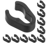 FRCOLOR Organiseur de Câbles Micro 10 Pièces Clips Plastiques pour Supports de Micro en Salle de Classe et Magasin de Musique