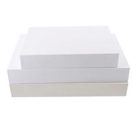 FRCOLOR Ornement de Livre de Simulation 3pcs en Carton Moderne pour Décoration de Bureau et Salon, Facile à Transporter, Style Vivant et Minimaliste pour Café ou Hôtel