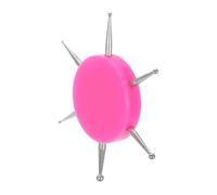 FRCOLOR Outil de Manucure Pointillé avec Poignée Acrylique Ergonomique pour Nail Art Stylo à Point pour Tracés et Embossage Accessoire Indispensable pour Salon et Diy à Domicile