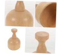 FRCOLOR Outil De Massage Du Cou En Bois Outil De Massage Du Corps De La Colonne Vertébrale Guasha Tasse