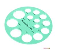 FRCOLOR Outil De Mesure Mamelon Silicone Souple Règle Précise Ronde Pour Téton Et Bride Pratique Et Portable Pour Choisir Embout Allaitement Adapté