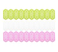 FRCOLOR Outil de Permanente pour Salon de Coiffure 30Pcs Planche d'Isolation Matériau PP sans Odeur Accessoires de Bouclage pour Usage Domestique et Professionnel Éviter Bosses