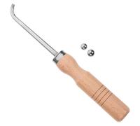 FRCOLOR Outil de Réparation pour Trompette en Alliage Résistant Prise Confortable, Ensemble Léger de 1 Set Incluant 2 Boules pour Entretien D'instruments de Musique