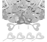 FRCOLOR Outil D'éjection Carte Sim 100 Pièces Forme Cœur, Aiguilles Retrait Plateau Sim en Métal, Accessoire Portable Compatible Smartphone pour Extraction Carte Téléphone