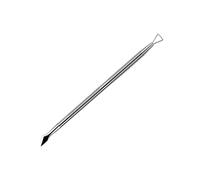 FRCOLOR Outil Double Tête Repousse-cuticules Acier Inoxydable Repousseur Et Nettoyeur Pour Ongles Accessoire Professionnel De Manucure Et Pédicure Argenté