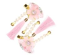 FRCOLOR Paire Dépingles À Cheveux Vintage À Clips Latéraux En Forme De Fleur Pour Filles Coiffure Kimono Pour Fêtes Cérémonies Et Mariages