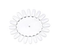 FRCOLOR Panneau d'Affichage pour Nail Art en Plastique Tournesol, 10 Pièces, pour Présenter Couleurs de Vernis, Roue d'Entraînement, Salon