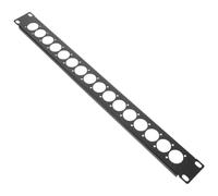FRCOLOR Panneau de Brassage Audio 1u 16 Ports 19 Pouces pour Rack