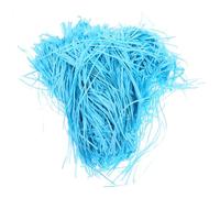 FRCOLOR Papier de Remplissage Déchiqueté Bleu Lac 200g Garniture Écologique pour Boîtes et Paniers Présent, Papier de Soie Déchiqueté pour Emballage Décoratif et Protection des Présents