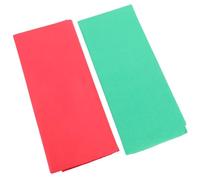 FRCOLOR Papier de Soie Ultra-fin 66x50 Cm 40 Feuilles Rouge et Vert pour Emballage Présent Uni, Scrapbooking et Loisirs Créatifs, Papier D'emballage Polyvalent pour Fêtes et Décoration
