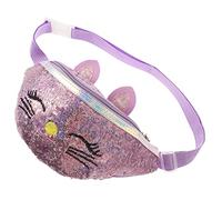 FRCOLOR Paquet Banane Garçon et Filles Kawaii Motif Chat Paquet Bandoulière Mini Filles Tissu Résistant Solide pour Sorties Scolaires et Loisirs Taille Compacte Adapté 8-12 Ans